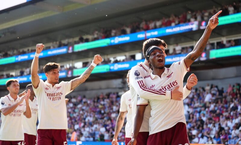 Arsenal finish Premier League-winning campaign with victory at Crystal Palace