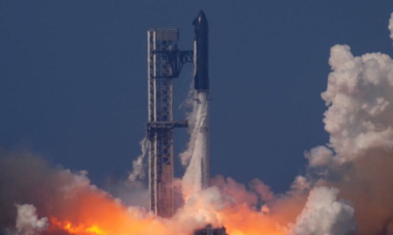 SpaceX launches its biggest, most beefed-up Starship yet on test flight