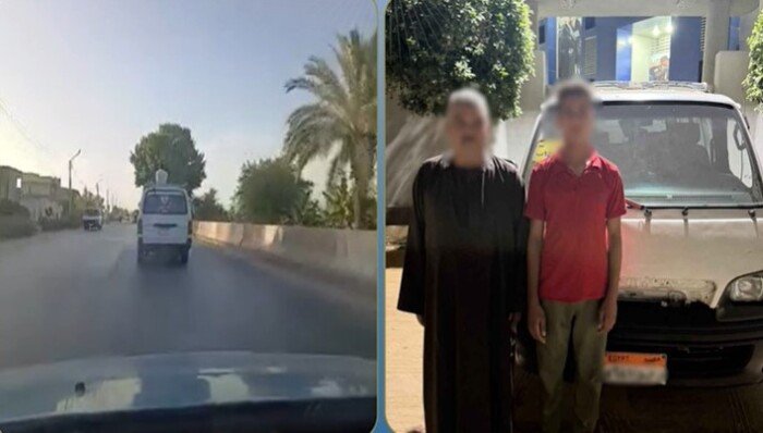 ضبط سائق وزوج خالته بتهمة تعريض حياة المواطنين للخطر في المنيا