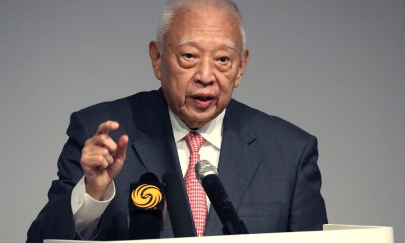 Hong Kong’s first leader feted by New York institute for fostering China-US ties