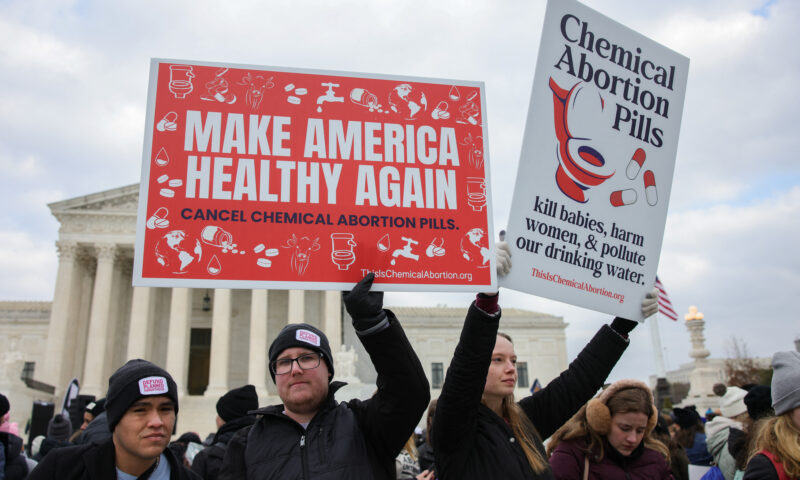 Abortion pill case widens anti-abortion activists’ rift with Trump