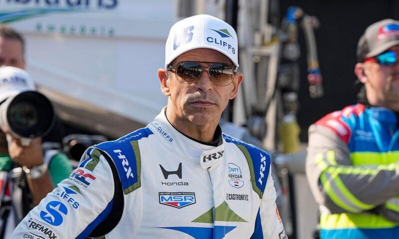 Four-time Indy 500 winner Helio Castroneves recalls getting speeding ticket for going triple digits