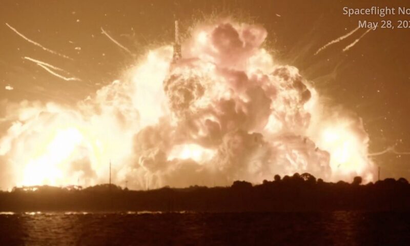 Blue Origin’s New Glenn rocket explodes in massive fireball during prelaunch test