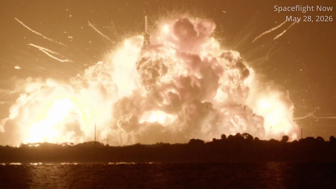 Blue Origin’s New Glenn rocket explodes in massive fireball during prelaunch test