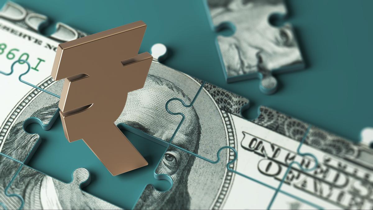 Rupee falls 47 paise to close at 95.73 against U.S. dollar
