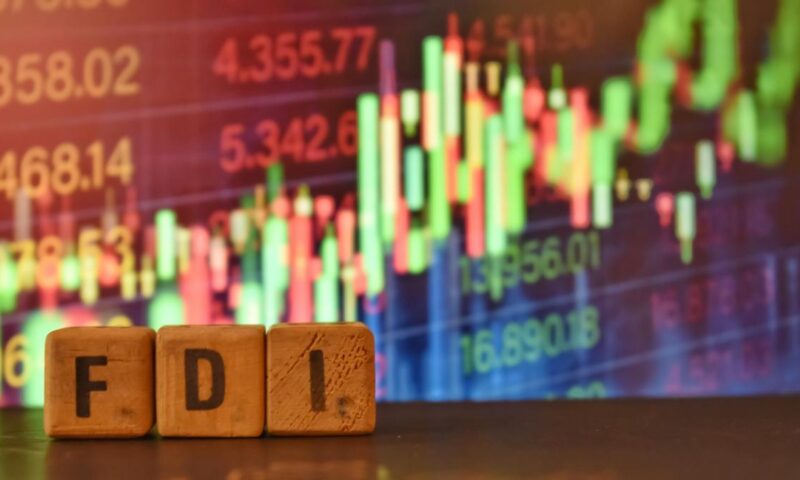 Net foreign investments fell to -$11.7 billion in March 2026 as FPI outflows eclipsed FDI inflows