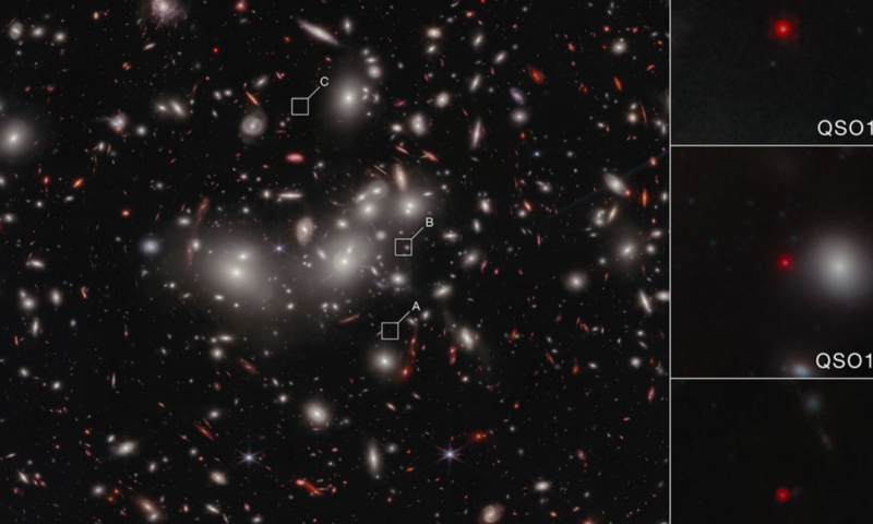 “Little red dot” in early Universe is a naked supermassive black hole