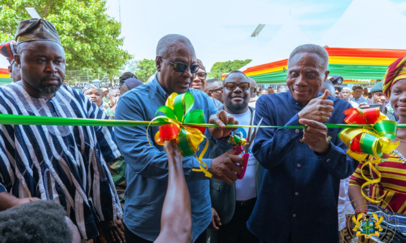 Mahama commissions Yamoransa Model Lab 13 to advance STEM and digital skills training
