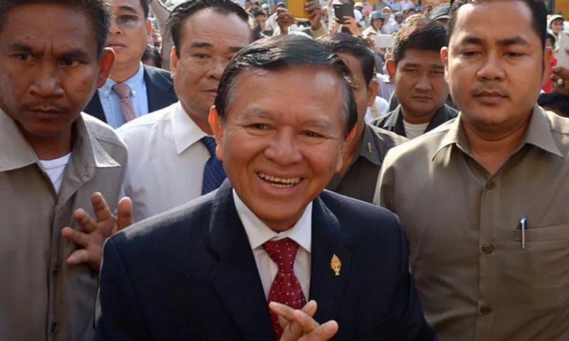 Cambodia’s former opposition leader receives royal pardon for 27-year sentence