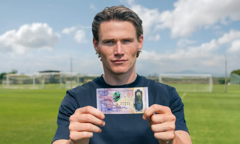 McTominay overhead kick featured on new £20 banknote
