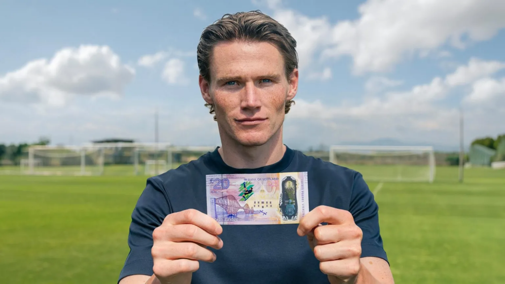 McTominay overhead kick featured on new £20 banknote
