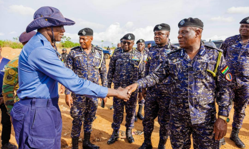 Photos: IGP engages personnel amid Atebubu-Yeji security operations