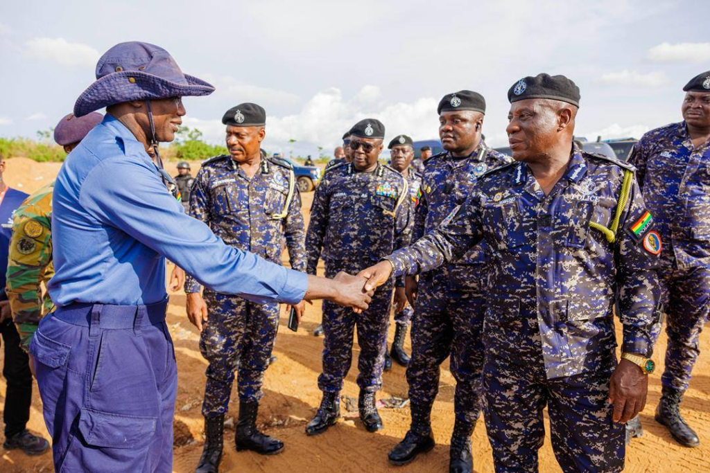Photos: IGP engages personnel amid Atebubu-Yeji security operations