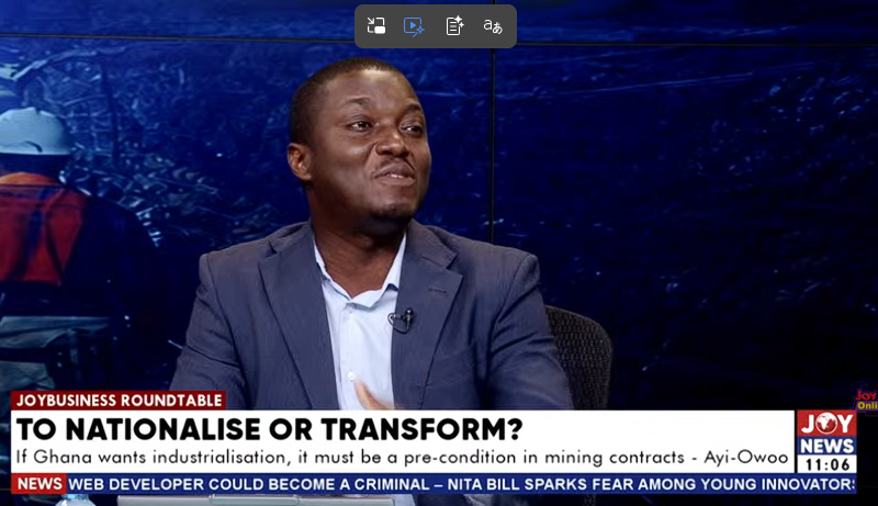 Ghana must tie industrialisation targets to mining contracts — Ayi Owoo