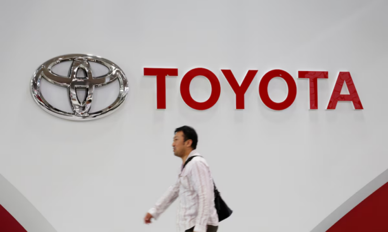 Toyota sales drop for third month on declines in China, Middle East