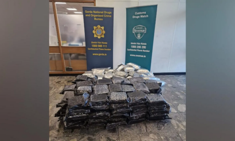 Cannabis worth an estimated €4.2m seized