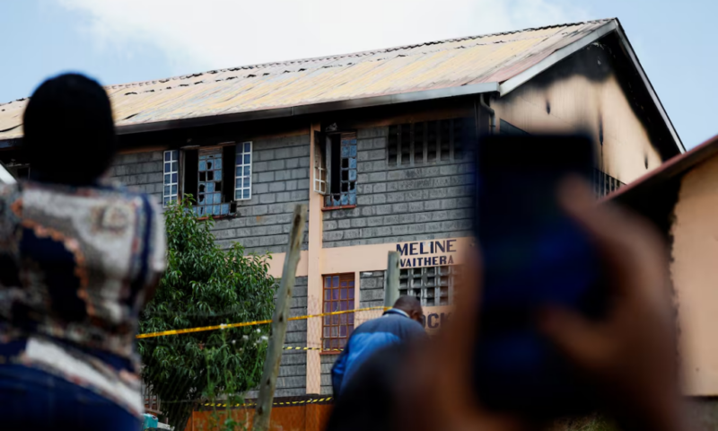 Kenyan girls’ school fire kills 16 students, injures 79