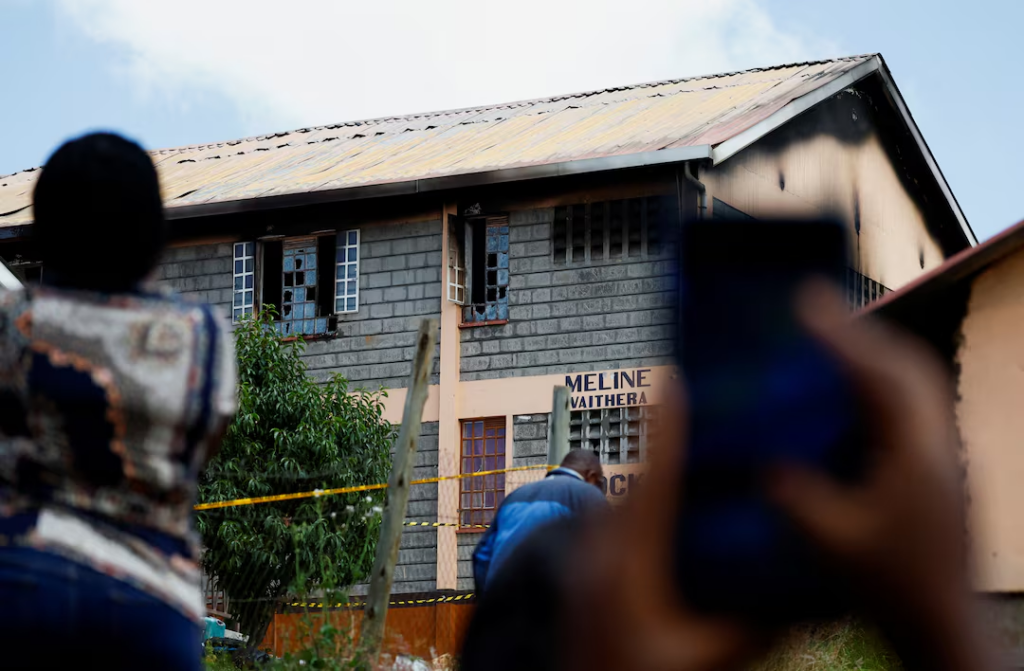 Kenyan girls’ school fire kills 16 students, injures 79
