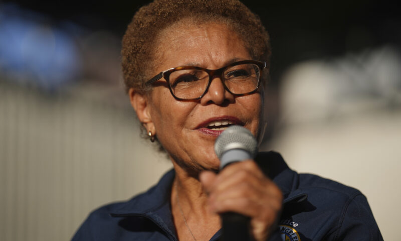 LA mayoral poll shows Bass vulnerable in close race with Raman, Pratt