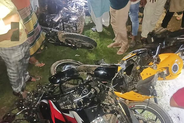 Two youths killed as three motorcycles collide in Bogura