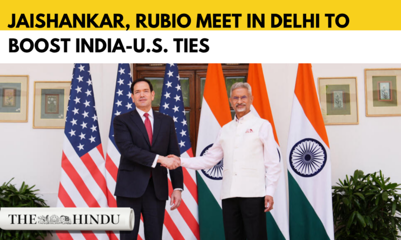 Not a reset, India is one of our most important partners, Rubio tells Jaishankar