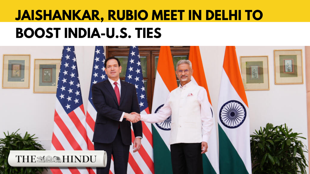 Not a reset, India is one of our most important partners, Rubio tells Jaishankar