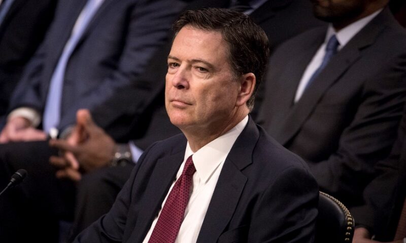 Comey learns fate of bid to delay trial over ‘86 47’ seashell post at center of Trump threat case