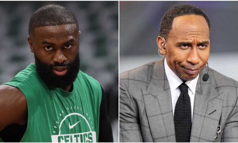 Celtics guard Jaylen Brown challenges ESPN’s Stephen A Smith to a debate at Harvard or MIT