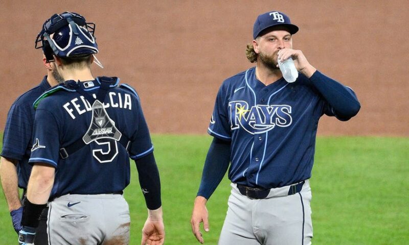 Rays pitcher vomits on the mound few pitches into team debut