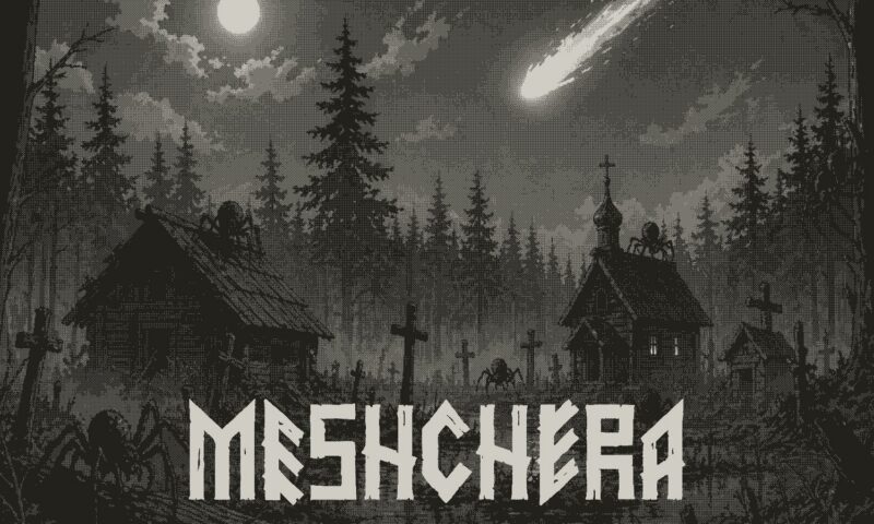 Check out Meshchera, an atmospheric match-three game for Playdate set in a haunted marsh