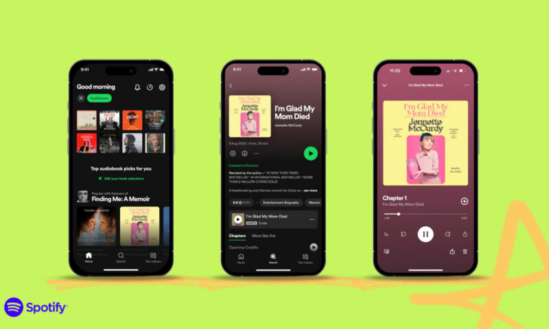 Spotify is adding long-form articles to its audiobook library