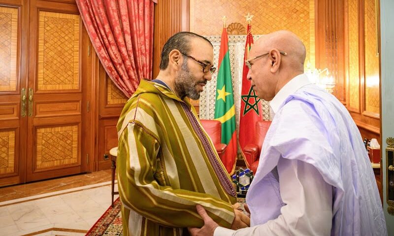 الرئيس الموريتاني يهنئ الملك بالعيد