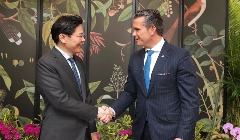 US defence chief Hegseth calls on PM Wong ahead of Shangri-La Dialogue, reaffirms ties with Singapore