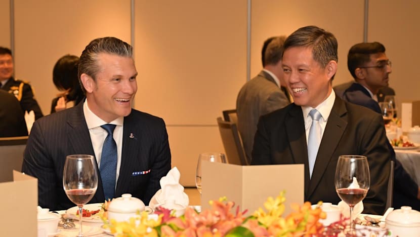 Singapore, US defence chiefs meet ahead of Shangri-La Dialogue