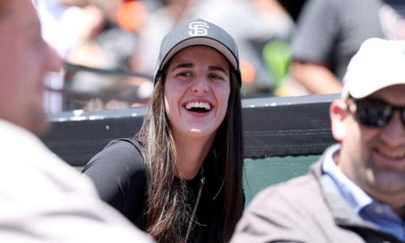 Caitlin Clark spotted at Giants game before heated Fever-Valkyries showdown in Bay Area
