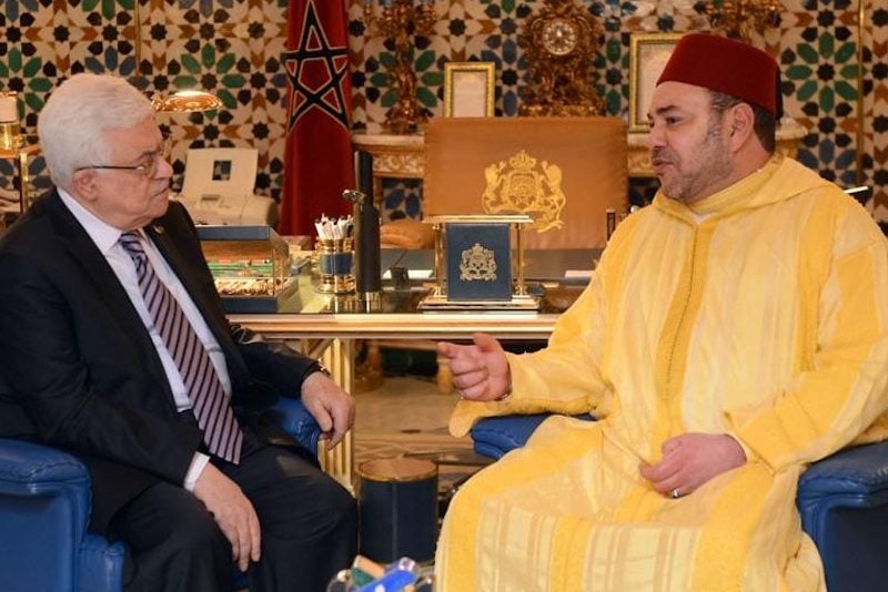الملك يتوصل بتهنئة رئيس فلسطين