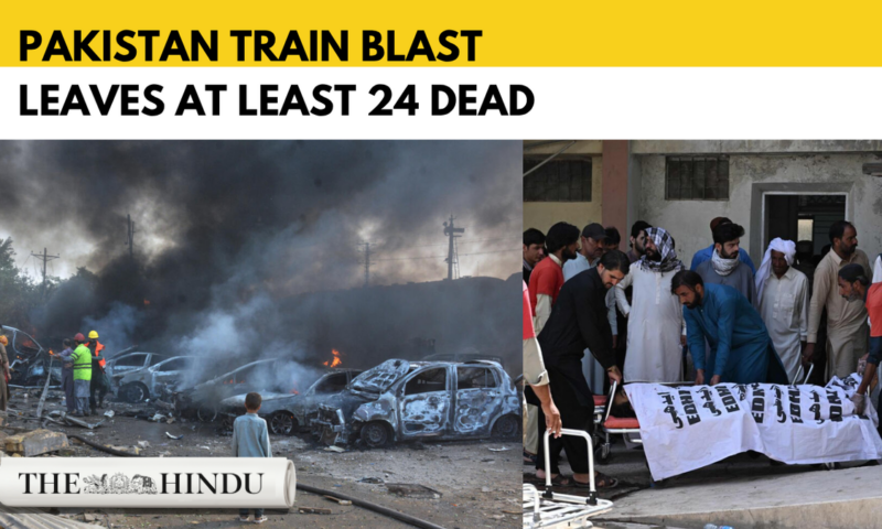 Watch: Several dead in blast targeting military train in Balochistan, BLA claims responsibility