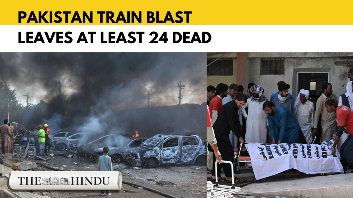 Watch: Several dead in blast targeting military train in Balochistan, BLA claims responsibility