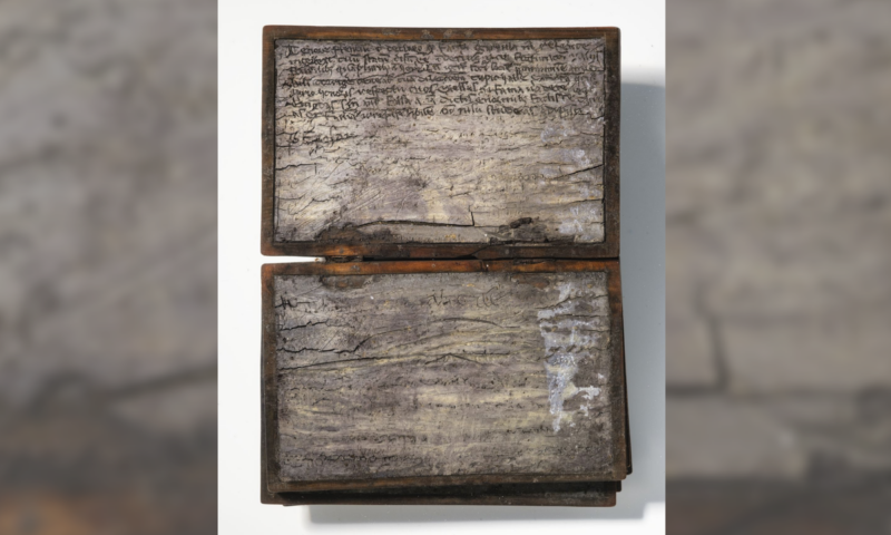 800-year-old notebook and fancy silk toilet paper discovered in medieval latrine in Germany