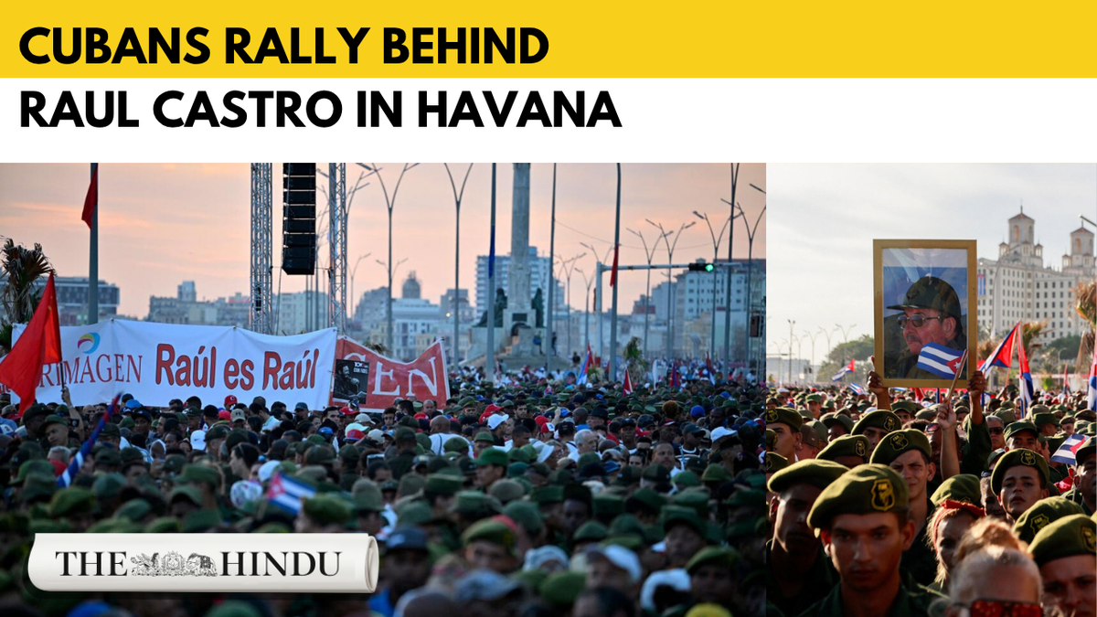 Thousands rally in Havana after U.S. indicts Raul Castro