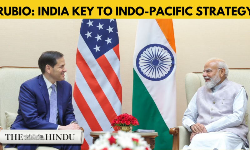 Rubio says India key to U.S. Indo-Pacific strategy, invites Modi to Washington
