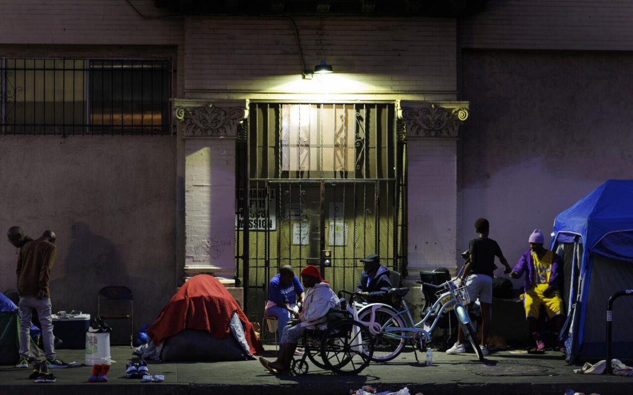 Homeless people on Skid Row were paid to register to vote, feds charge