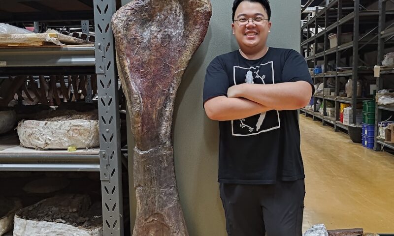 As a kid, Thitiwoot wanted to name a dino. He never knew it’d be this big