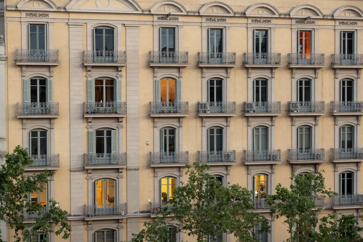 Protesters march in Madrid over soaring housing costs