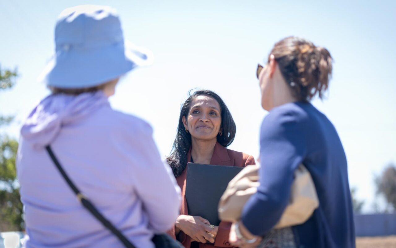 Mayoral candidate Raman unveils rebuilding plan for Pacific Palisades