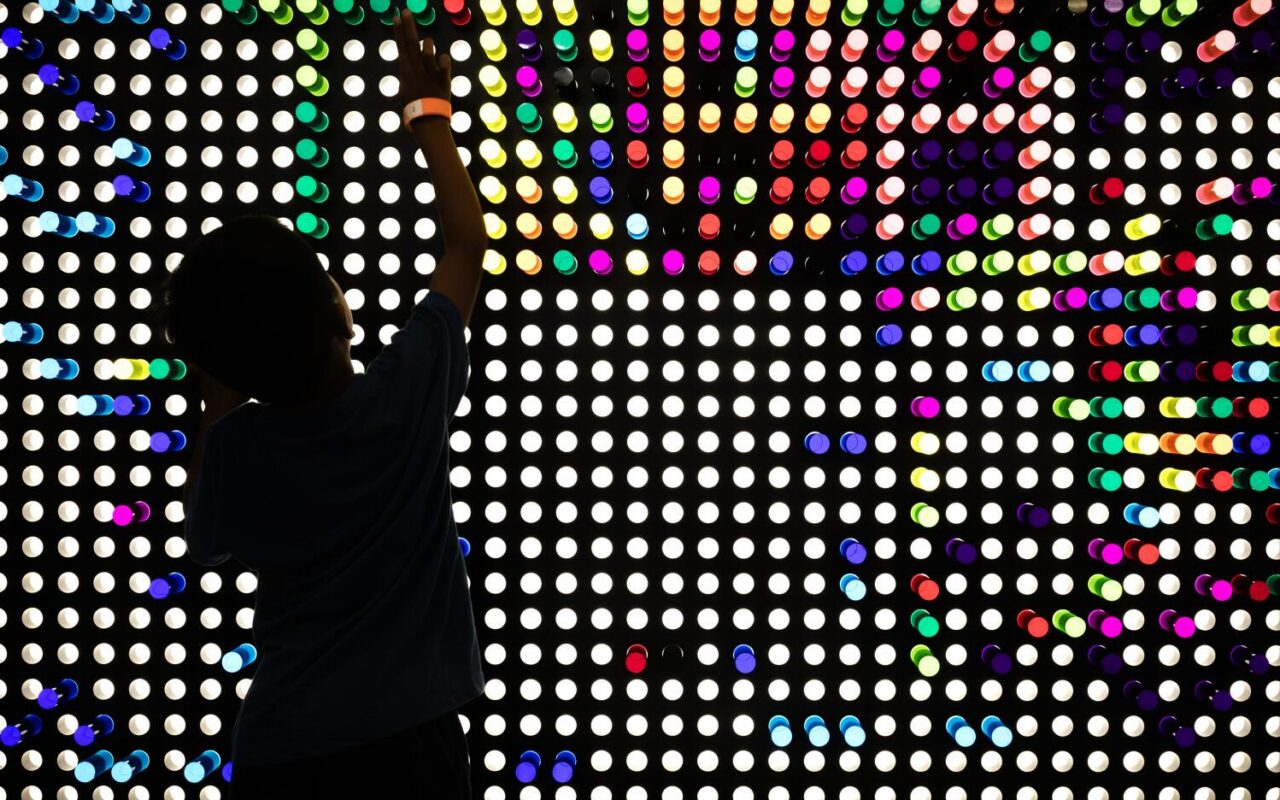At SoCal newest children’s museum, kids can dig for mammoth bones or face a giant Lite-Brite