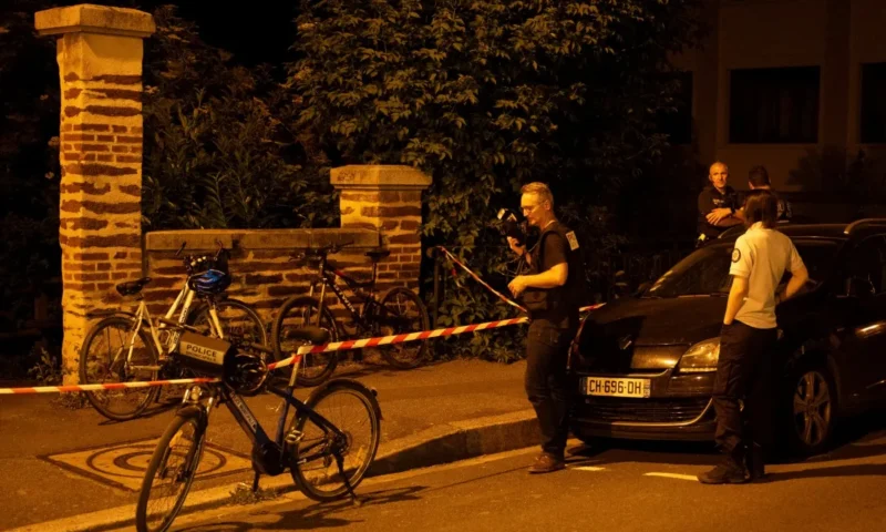 Child found dead with towel round neck in France