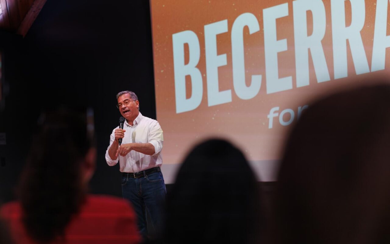 Becerra gains support in latest poll with Steyer and Hilton not far behind