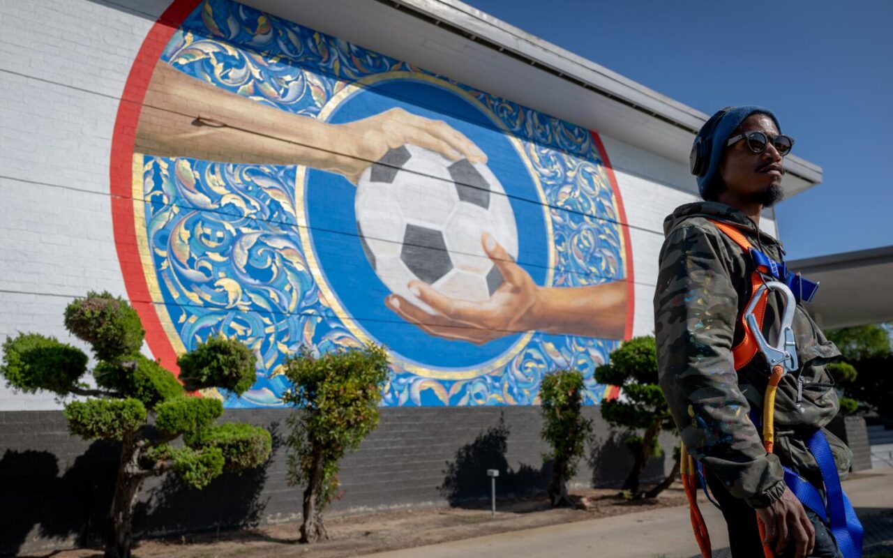 Artists, community come together to welcome World Cup to Inglewood with murals and more