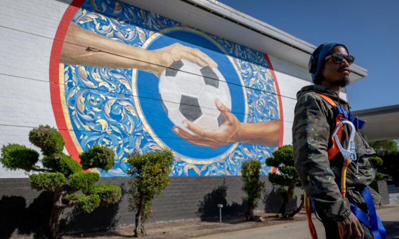 Artists, community come together to welcome World Cup to Inglewood with murals and more